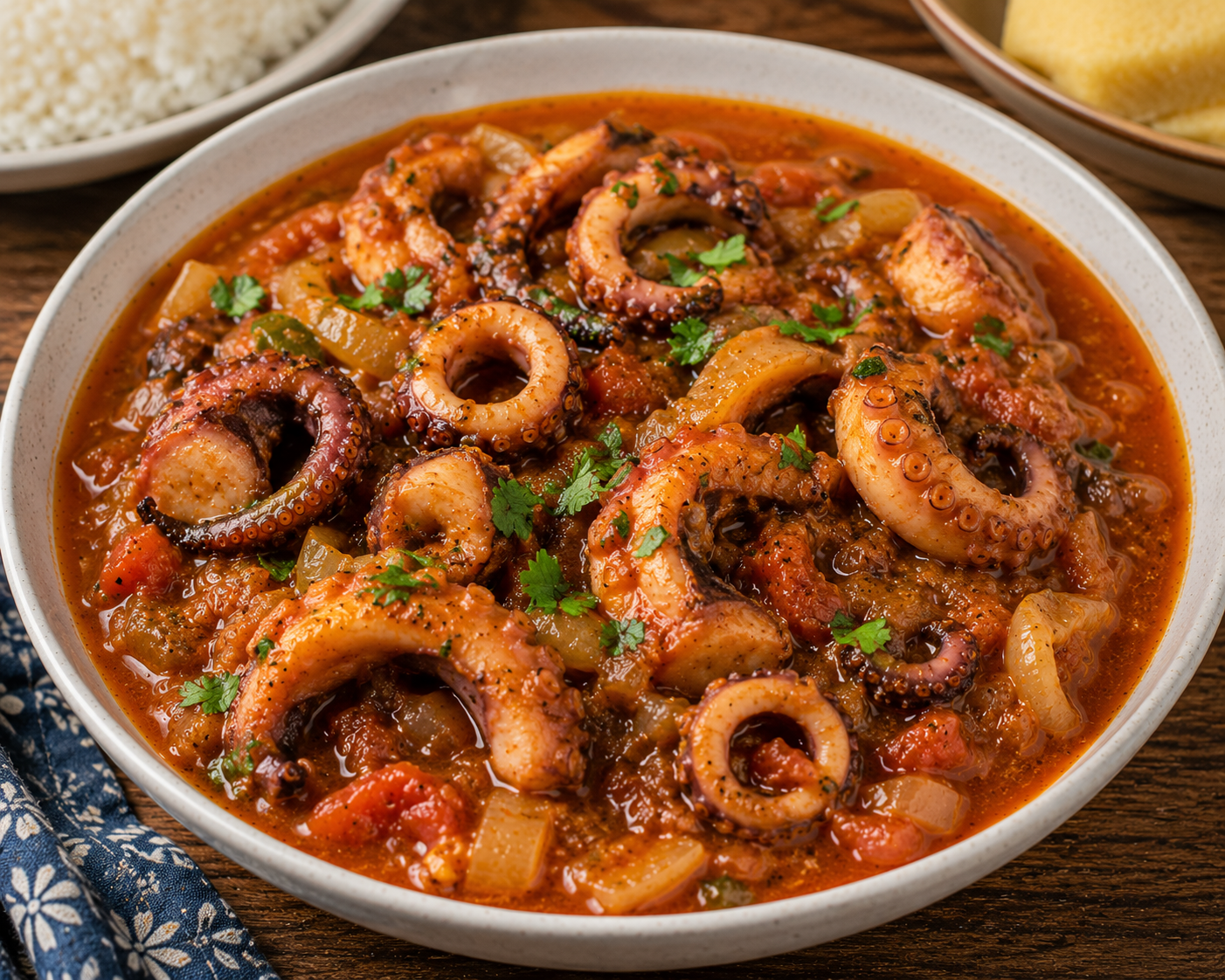 Authentic Tanzania Mchuzi wa Pweza Recipe | Traditional Swahili Octopus Curry
