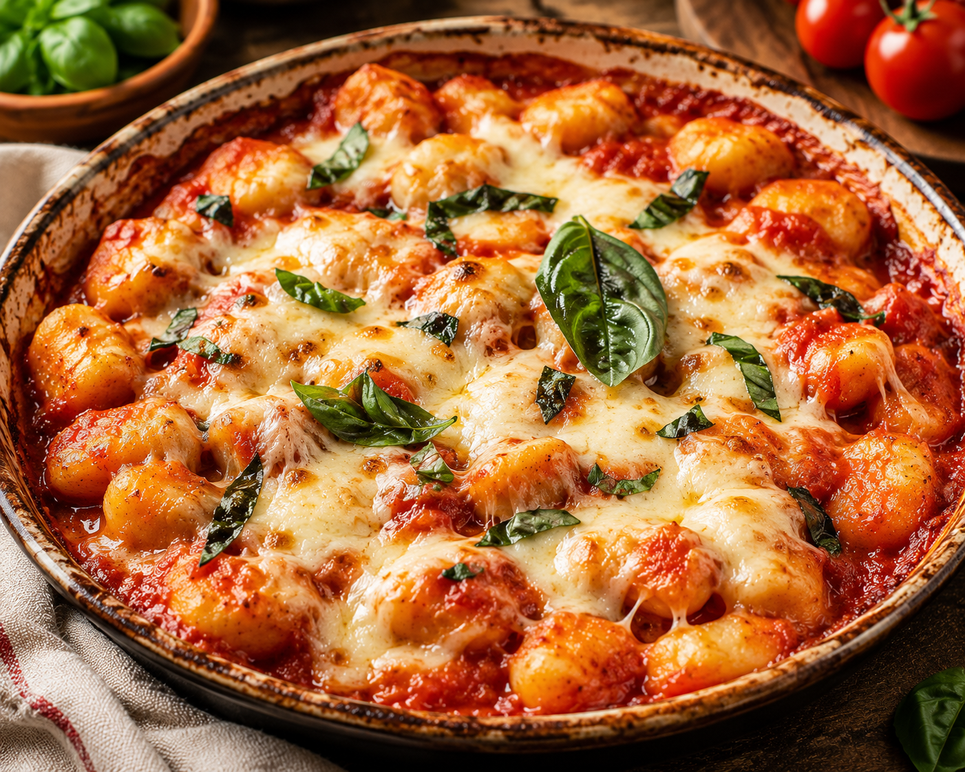 Authentic Italy Gnocchi alla Sorrentina Recipe | Traditional Baked Potato Gnocchi