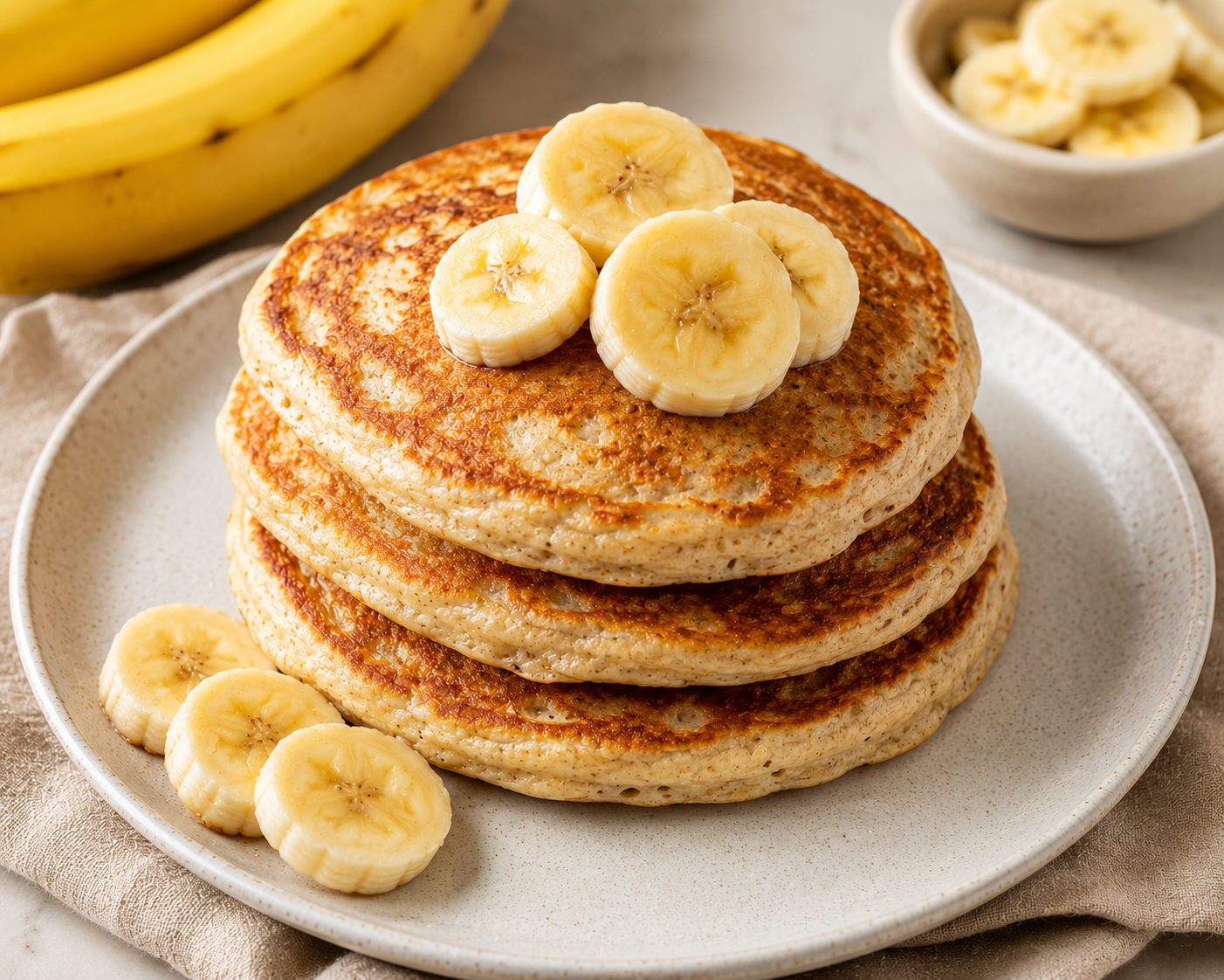 Healthy Banana Pancakes (No Sugar) Recipe | Naturally Sweet & Fluffy Breakfast