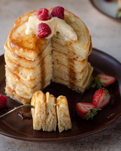 Easy Vegan Pancakes Recipe | Fluffy Dairy-Free & Egg-Free Breakfast