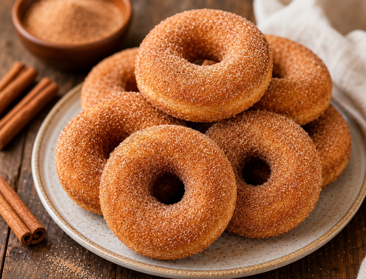 Cinnamon Sugar Donuts French
