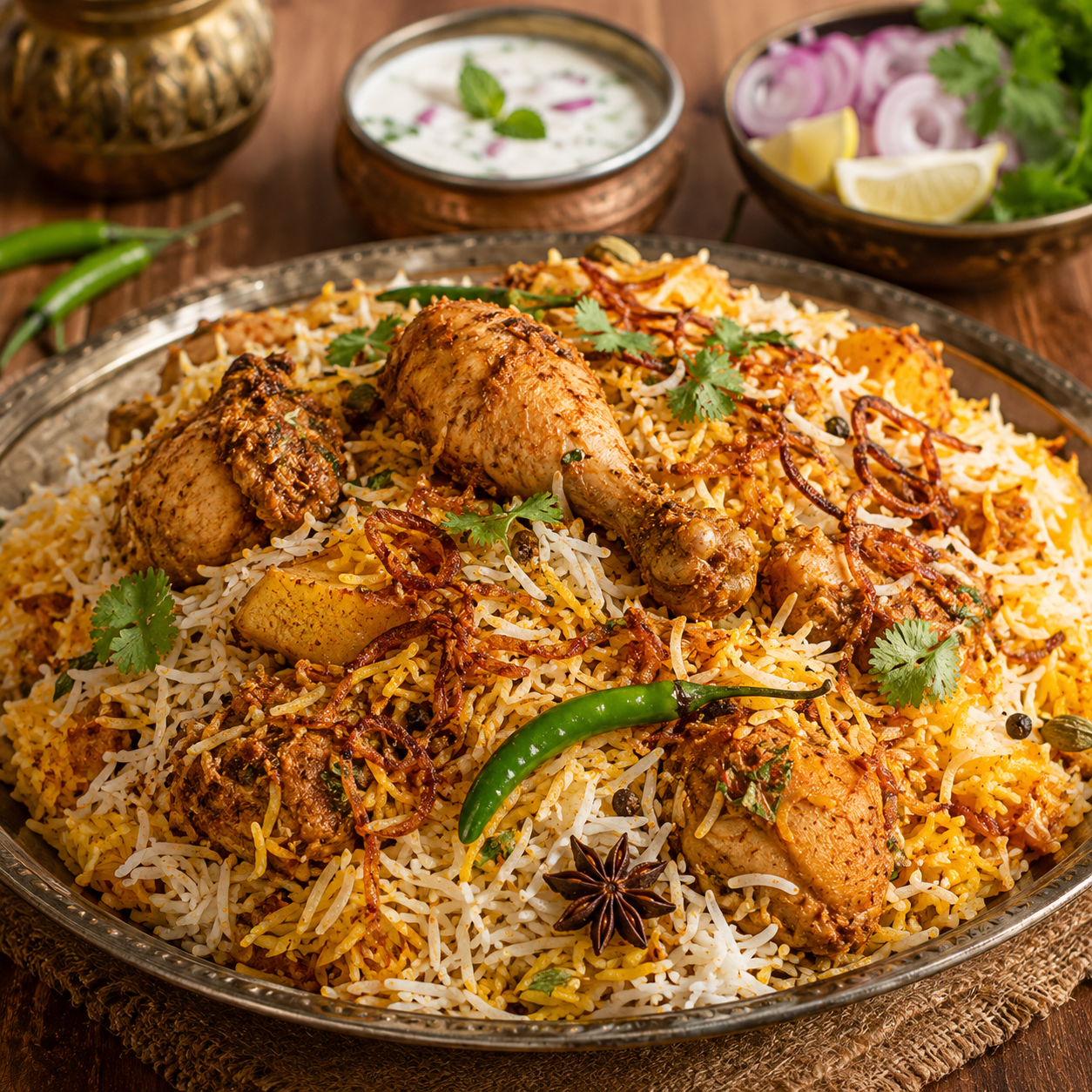 Pakistani Biryani Recipe | Authentic Spiced Chicken Rice