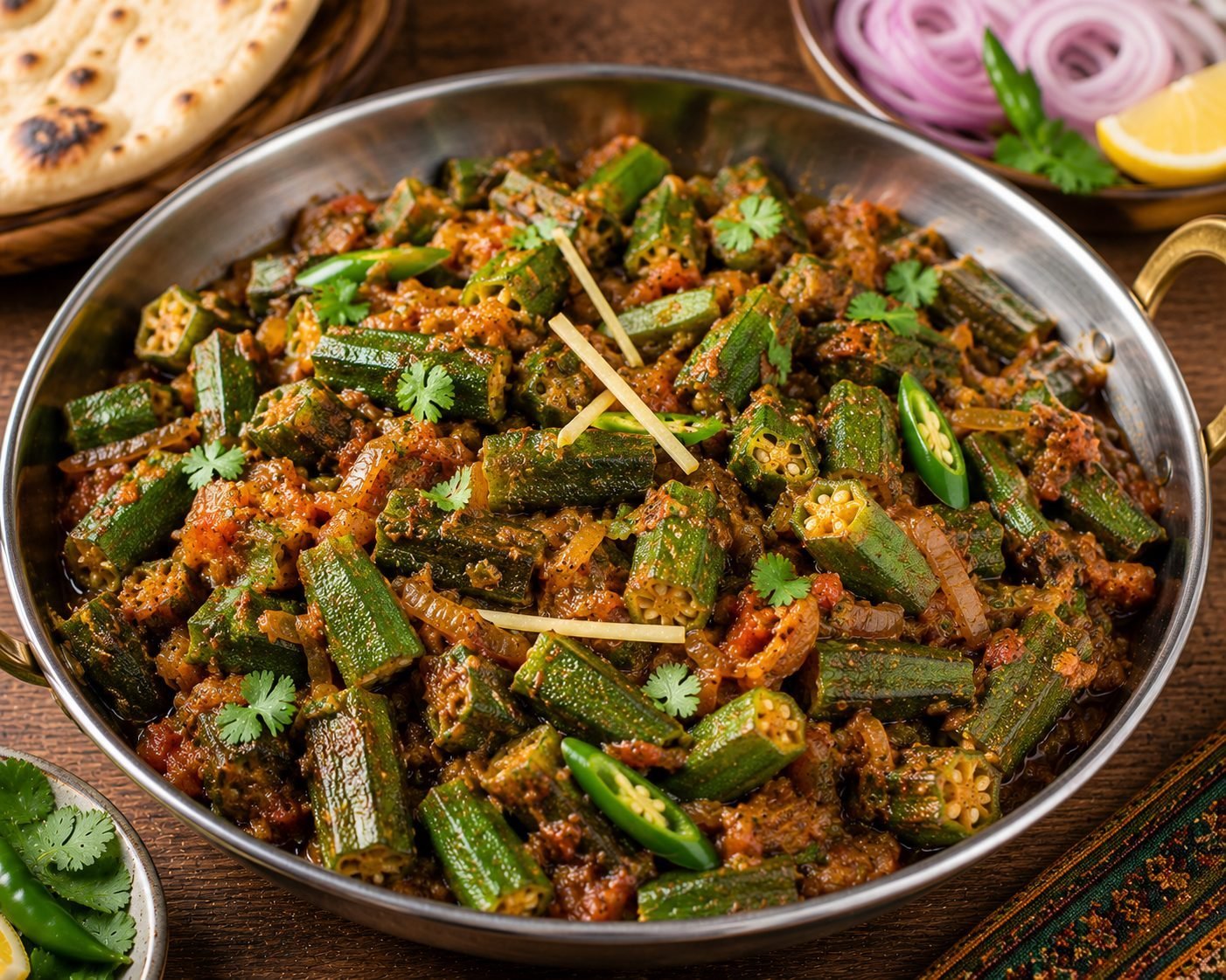 Authentic Pakistan Bhindi Masala Recipe | Traditional Pakistani Okra Curry