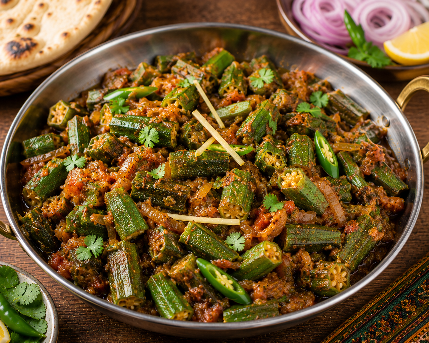Authentic Pakistan Bhindi Masala Recipe | Traditional Pakistani Okra Curry