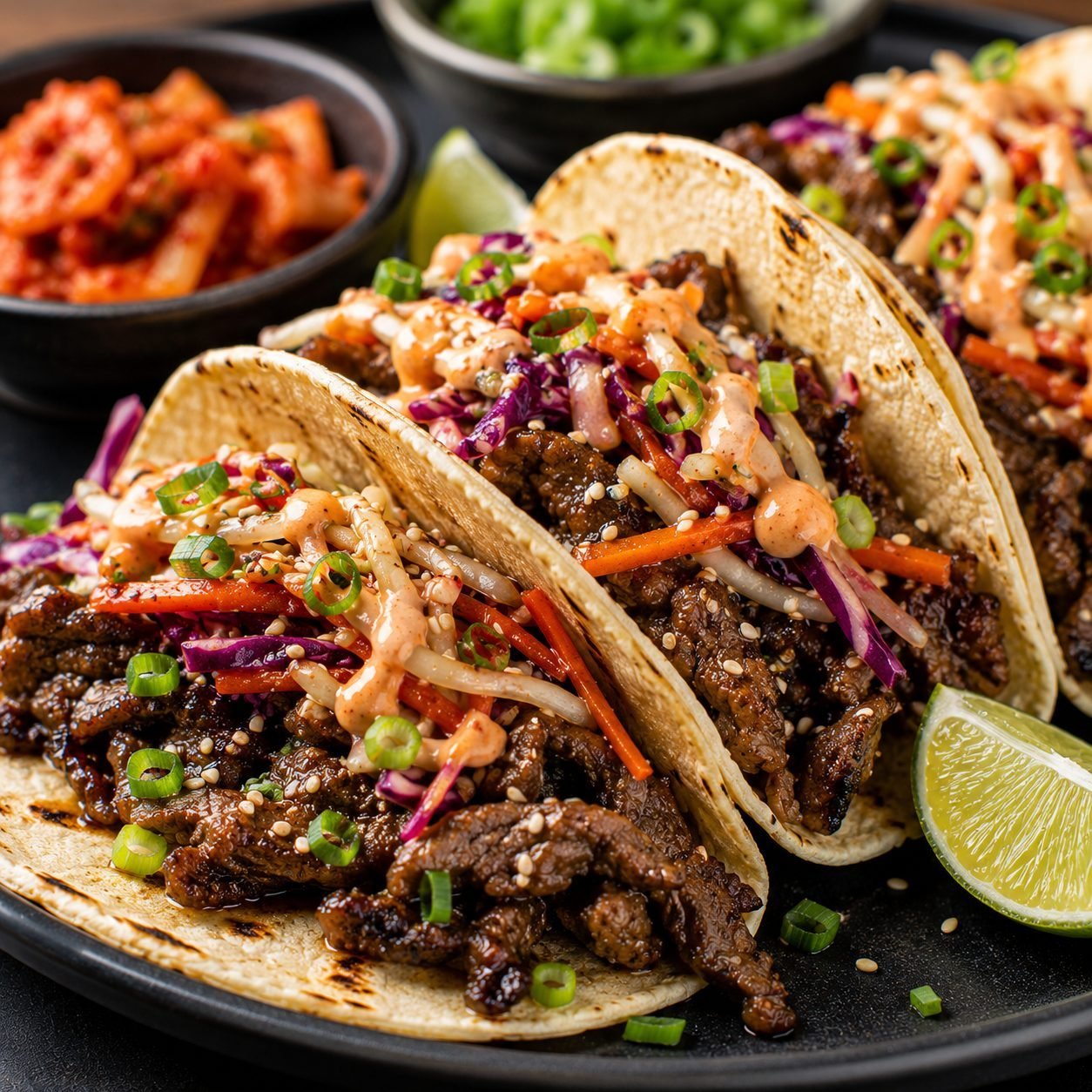 Korean-American Bulgogi Beef Taco Recipe | Fusion Korean BBQ Tacos
