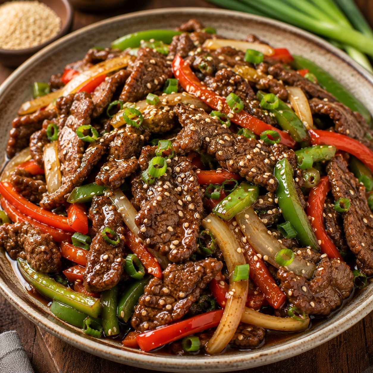 Sesame Beef Stir-Fry Recipe | Easy Asian-Style Beef Stir-Fry