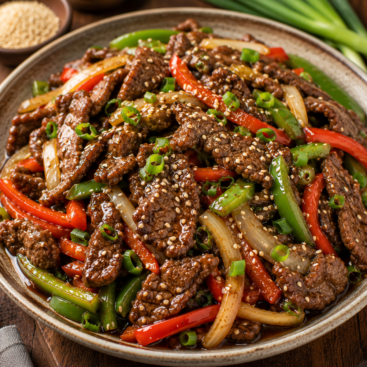 Sesame Beef Stir-Fry Recipe | Easy Asian-Style Beef Stir-Fry