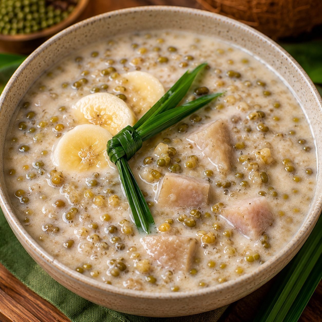 Ginataang Munggo Recipe |  Traditional Filipino Coconut Mung Bean Dessert