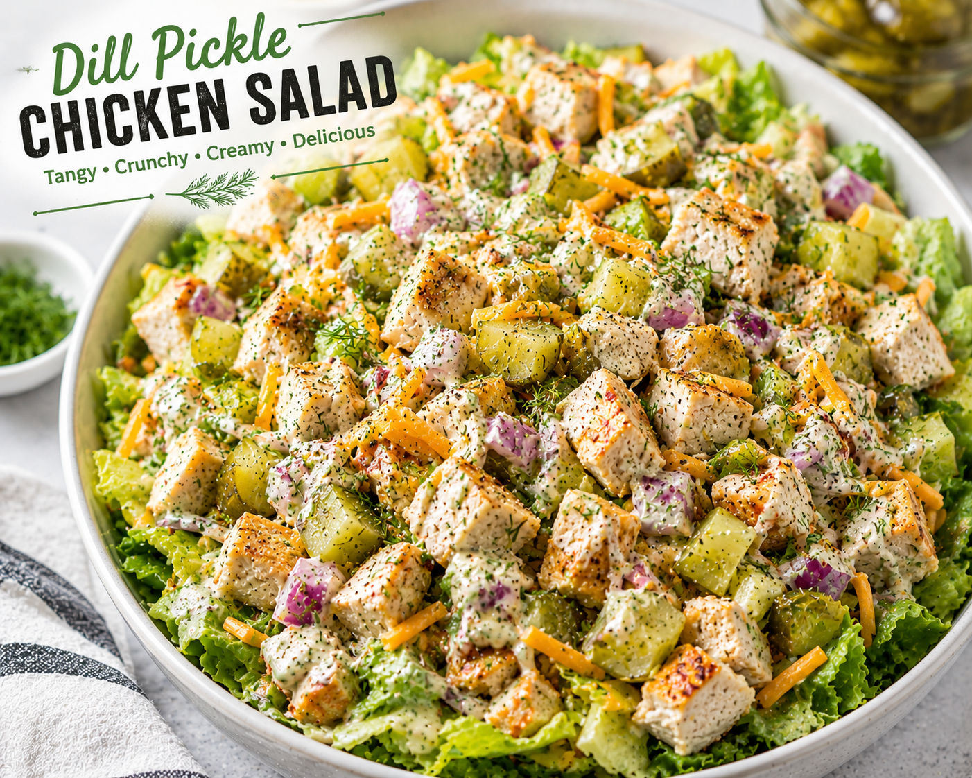 Dill Pickle Chicken Salad