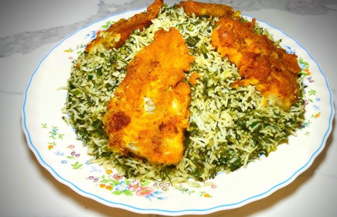 Authentic Iranian Sabzi Polo Mahi Recipe | Persian Herb Rice with Fish