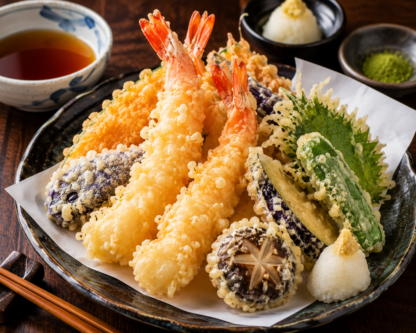 Authentic Japanese Tempura Recipe | Crispy Shrimp & Vegetable Tempura