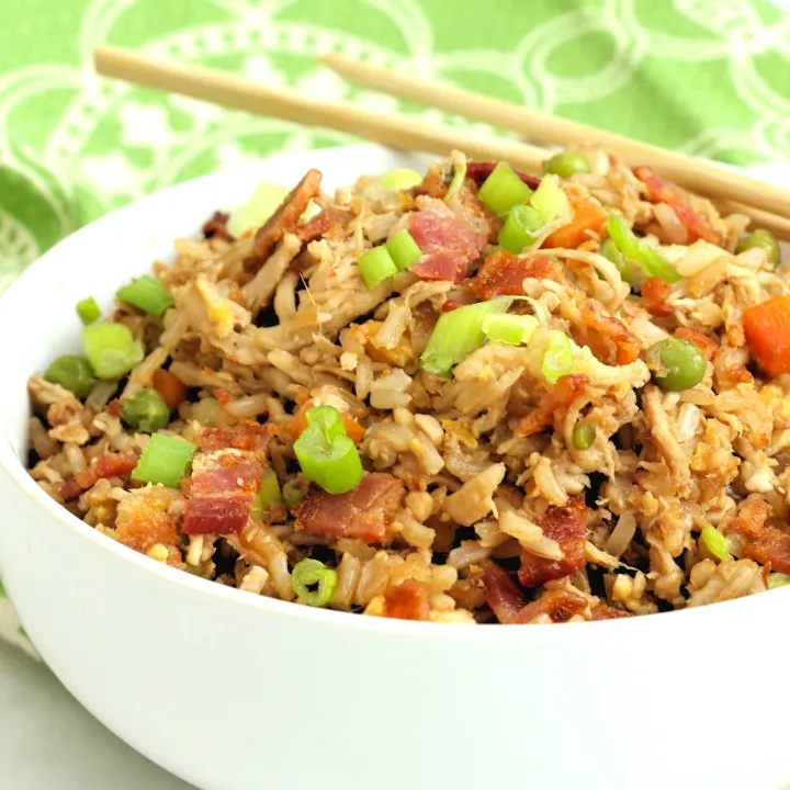 Chicken Bacon Fried Rice