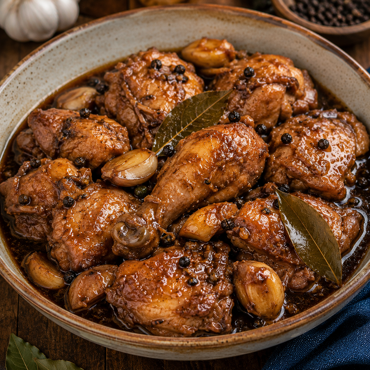 Filipino Chicken Adobo Recipe | Authentic Classic Philippine Chicken Adobo