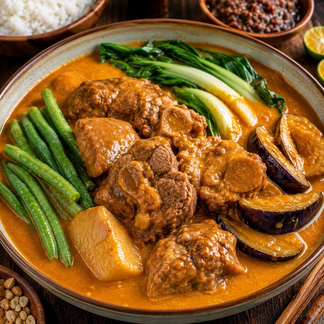 Filipino Kare-Kare Recipe | Authentic Oxtail & Peanut Stew