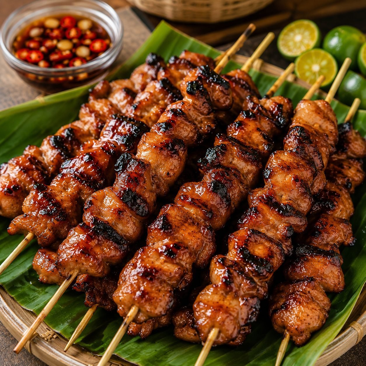 Filipino Pinoy Chicken BBQ Recipe | Authentic Filipino Grilled Chicken Skewers