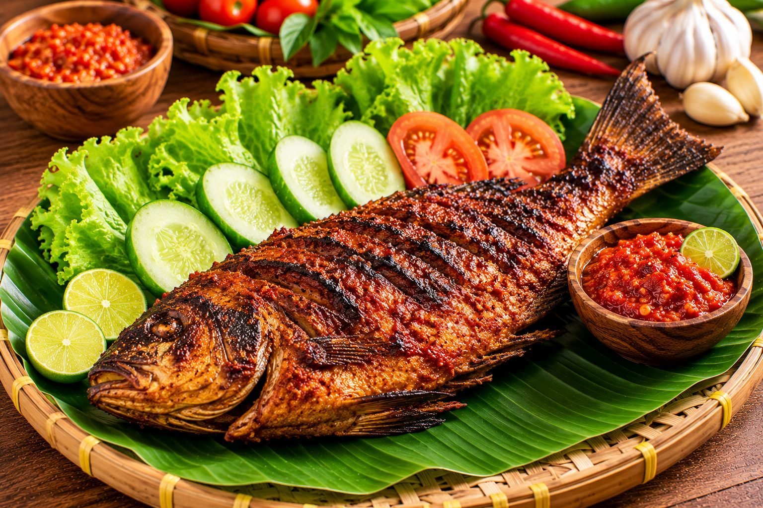 Indonesian Ikan Bakar Recipe | Authentic Indonesian Grilled Fish