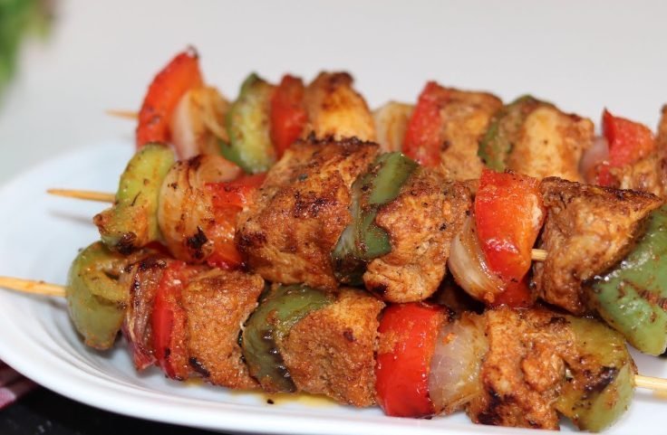 Chicken Shashlik Recipe | Flavorful Chicken Shashlik with Vegetables