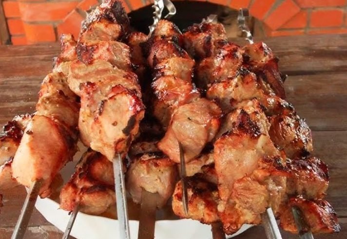 Pork Shashlik Recipe | Juicy Grilled Pork Shashlik with Vegetables
