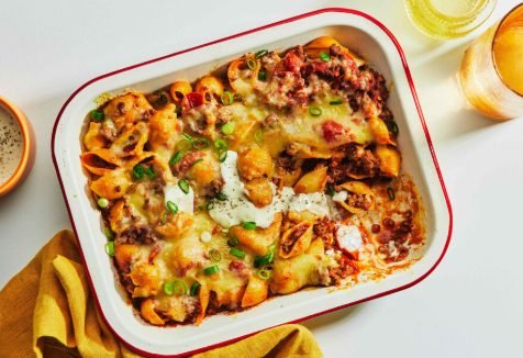 Loaded Cheeseburger Pasta Bake