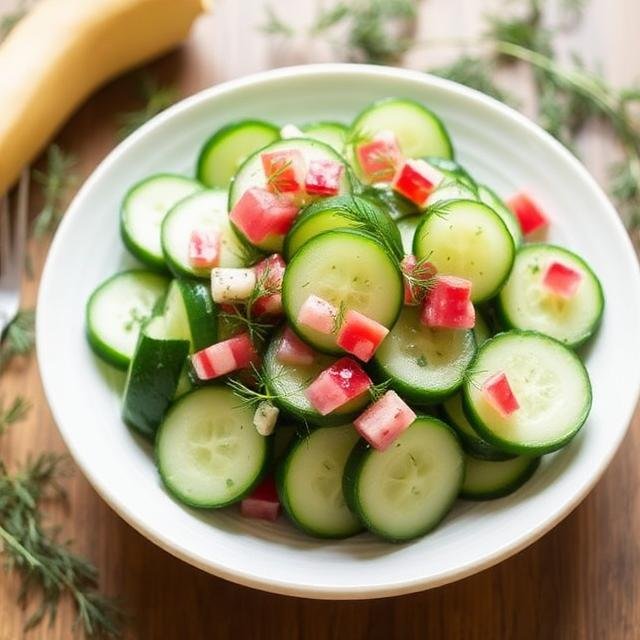 Sweet Dill Cucumber Salad