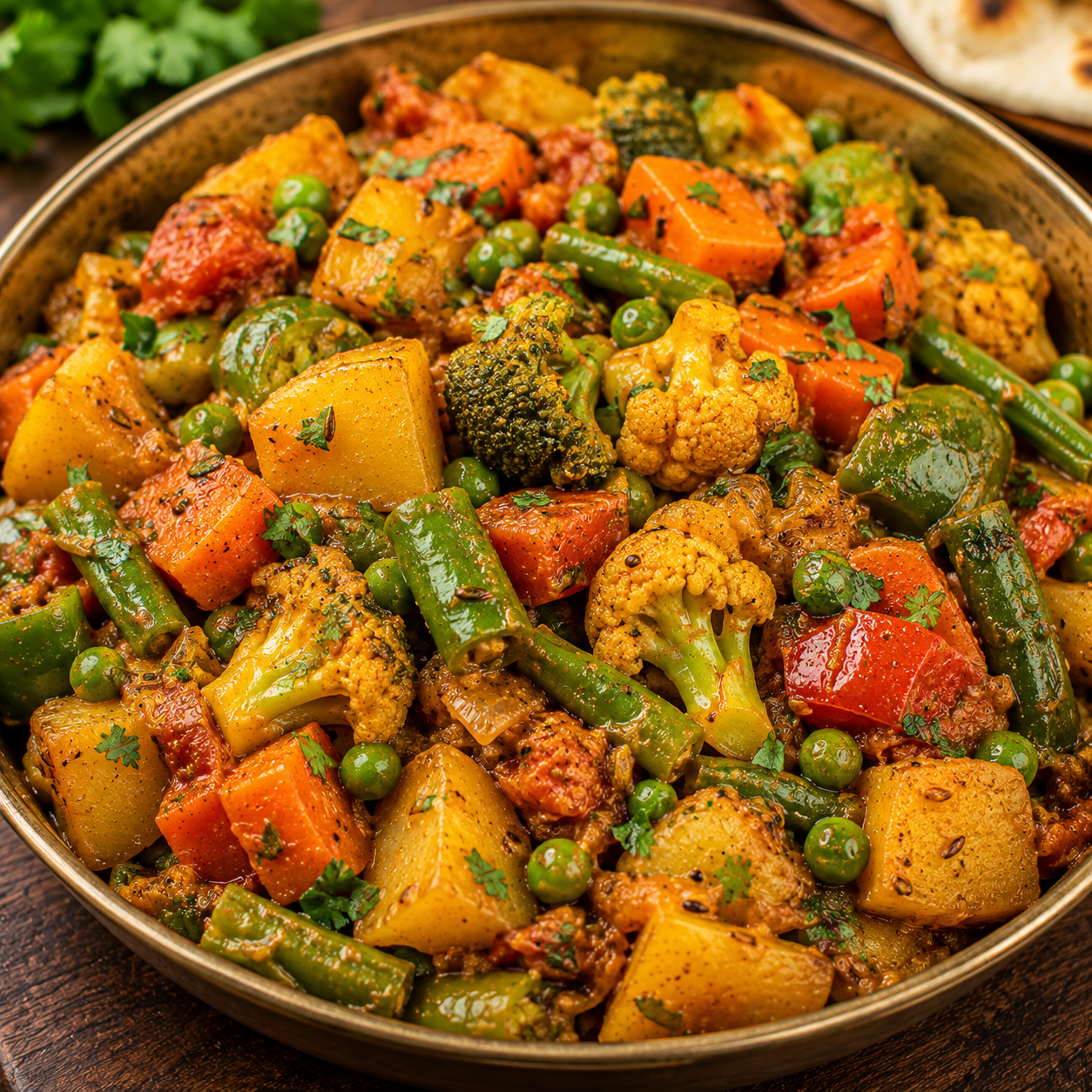 Indian Mix Veg Recipe | Restaurant-Style Mixed Vegetable Curry