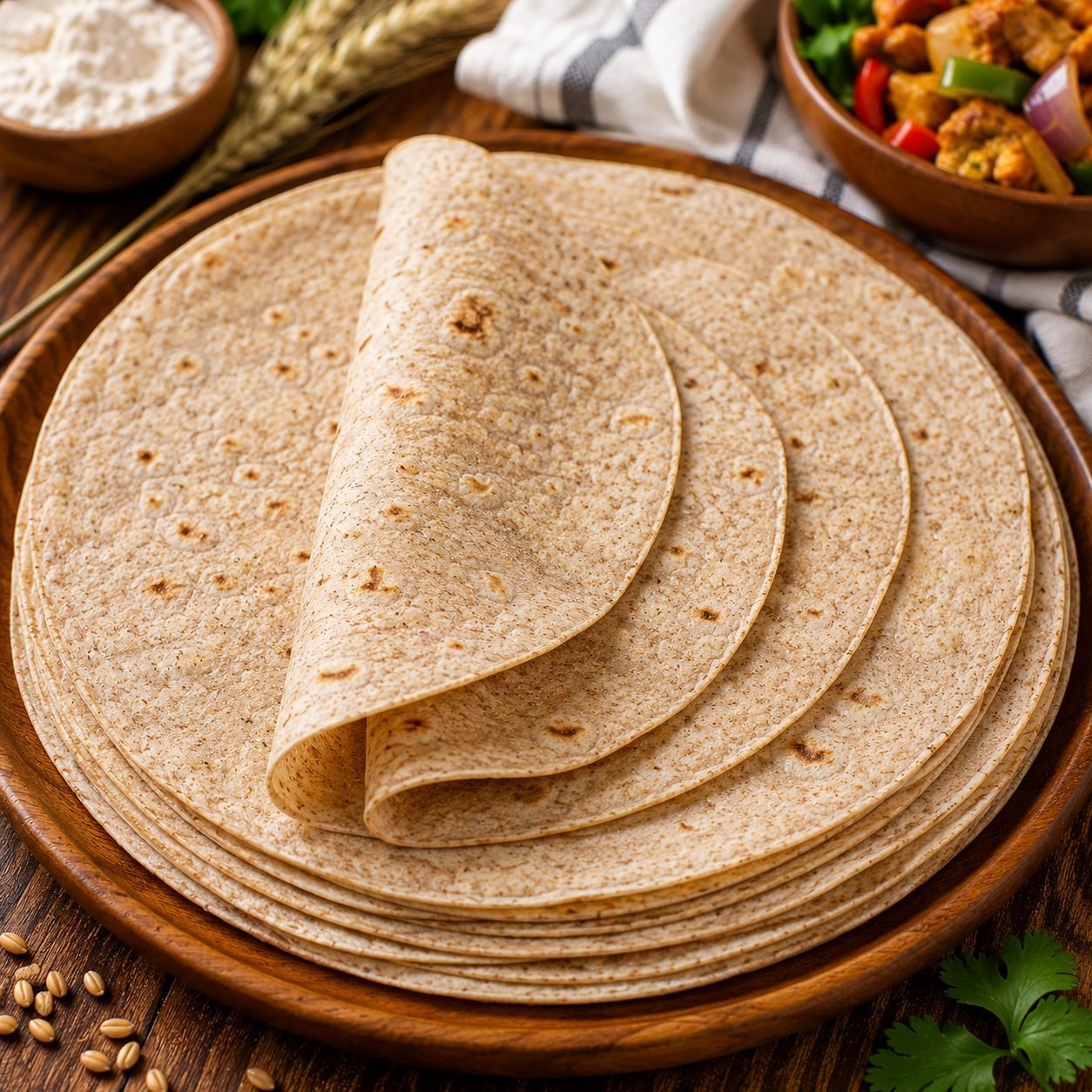 Homemade Wheat Wrapper | Soft Whole Wheat Dumpling & Spring Roll Wrapper Recipe