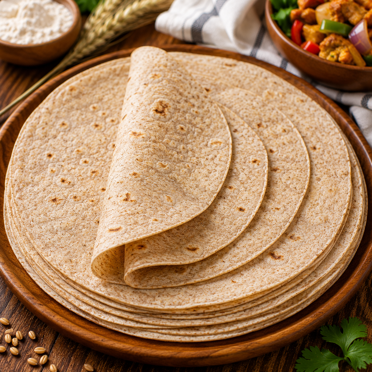 Homemade Wheat Wrapper | Soft Whole Wheat Dumpling & Spring Roll Wrapper Recipe
