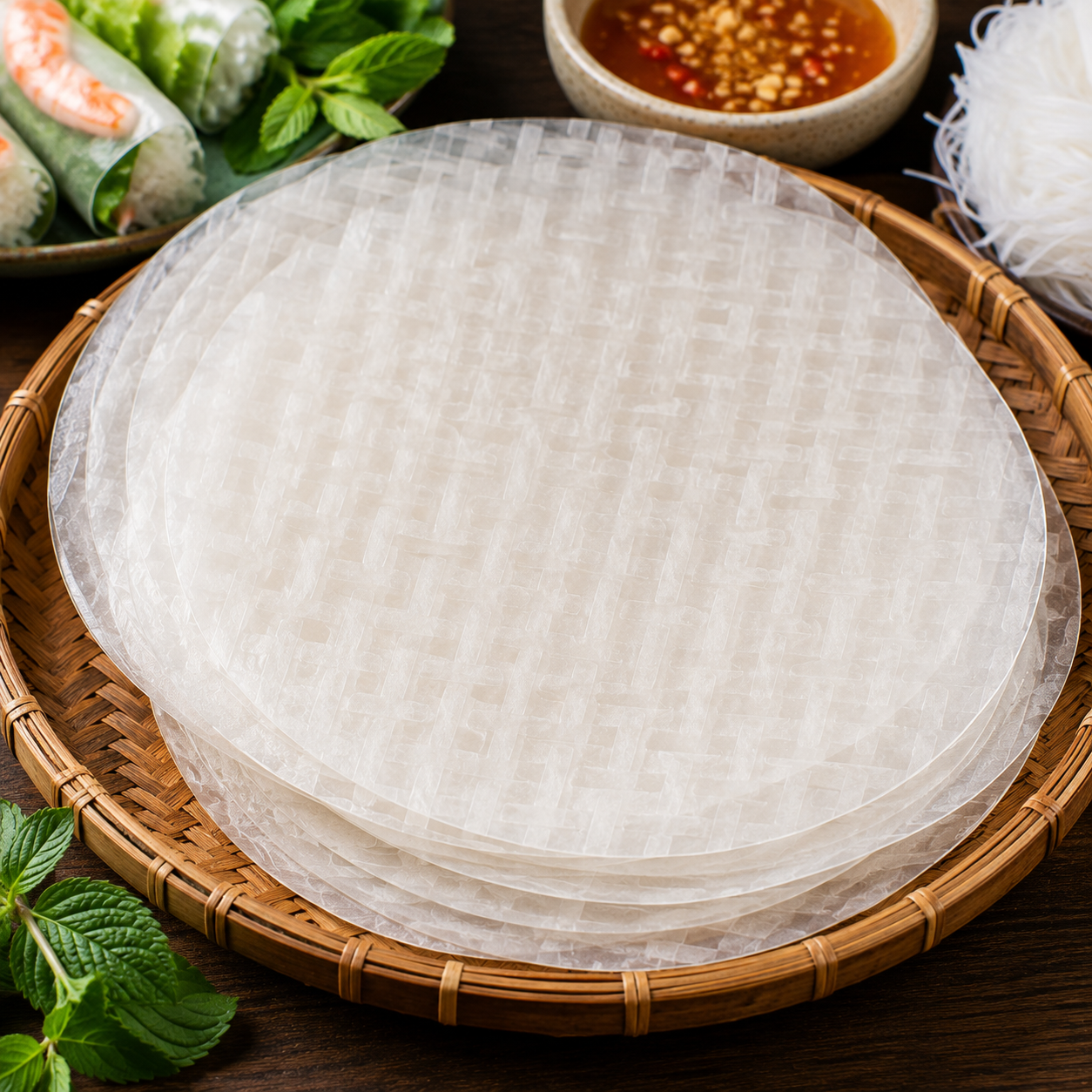 Homemade Rice Paper Recipe |Traditional Vietnamese Rice Paper Wrappers