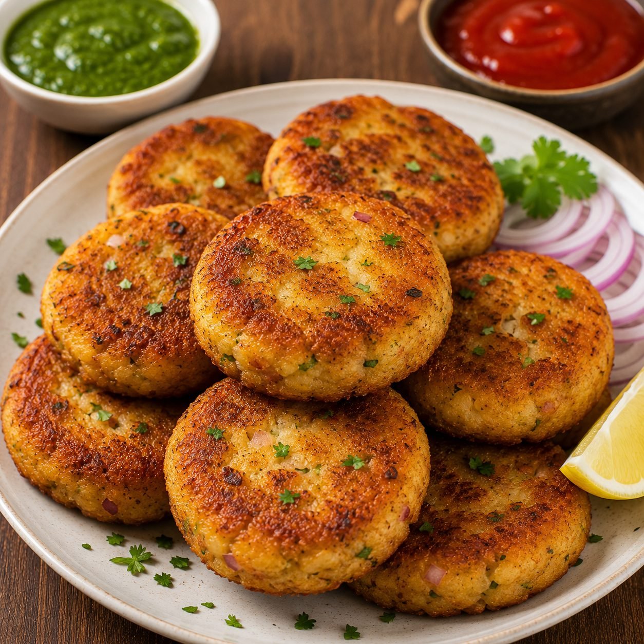 Potato Cutlets | Crispy Golden Potato Patties Recipe