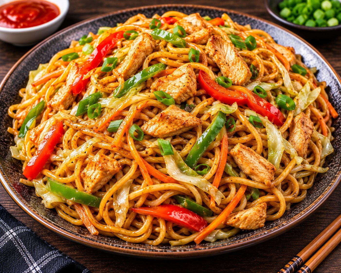Chicken Chow Mein | Classic Chinese-Style Chicken Noodle Stir-Fry