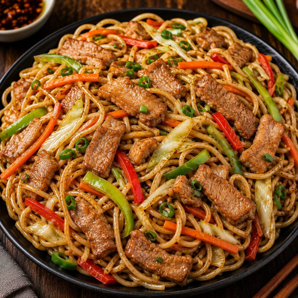 Pork Chow Mein | Classic Chinese-Style Pork Noodle Stir-Fry