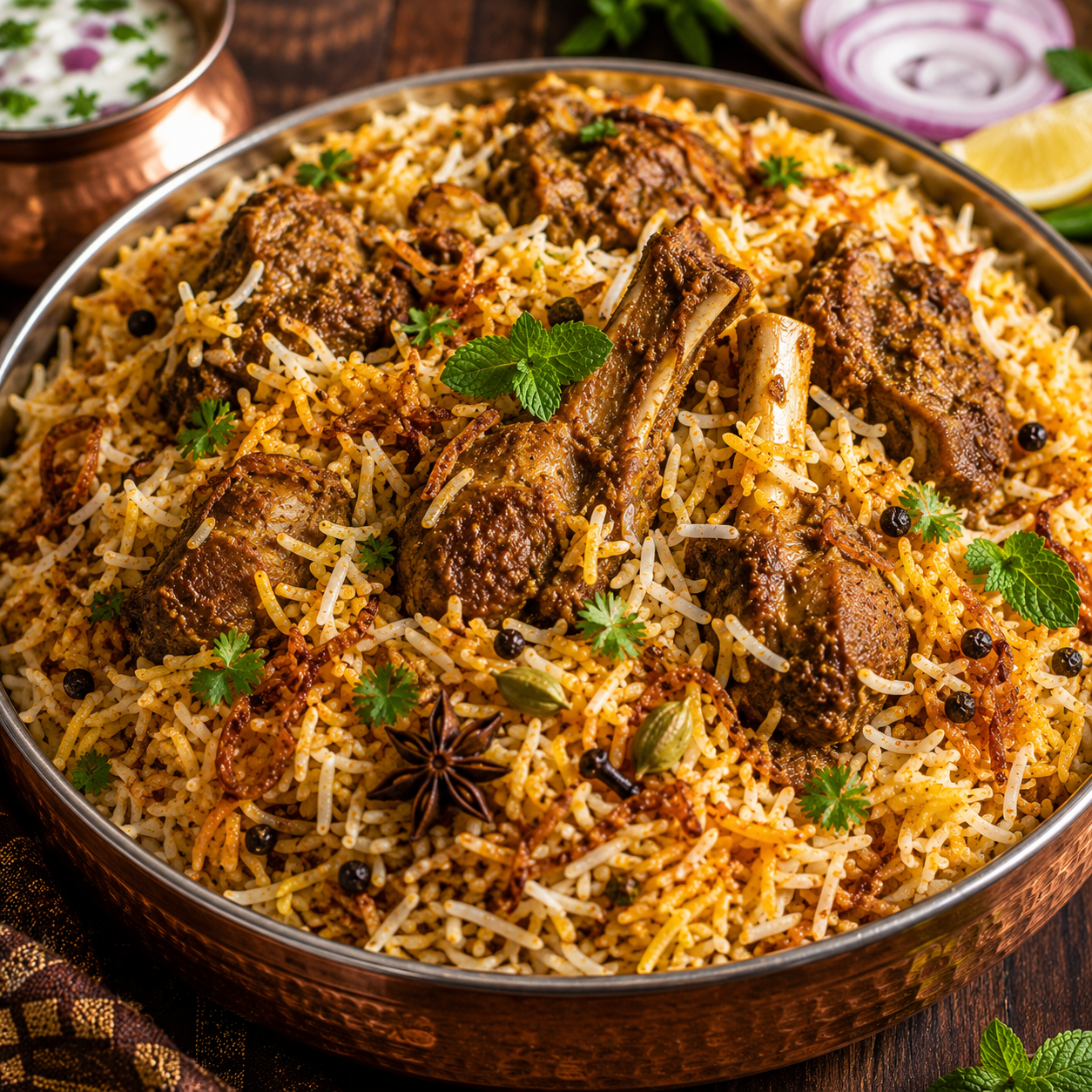 Mutton Biryani Recipe | Rich, Fragrant & Authentic Indian Mutton Biryani