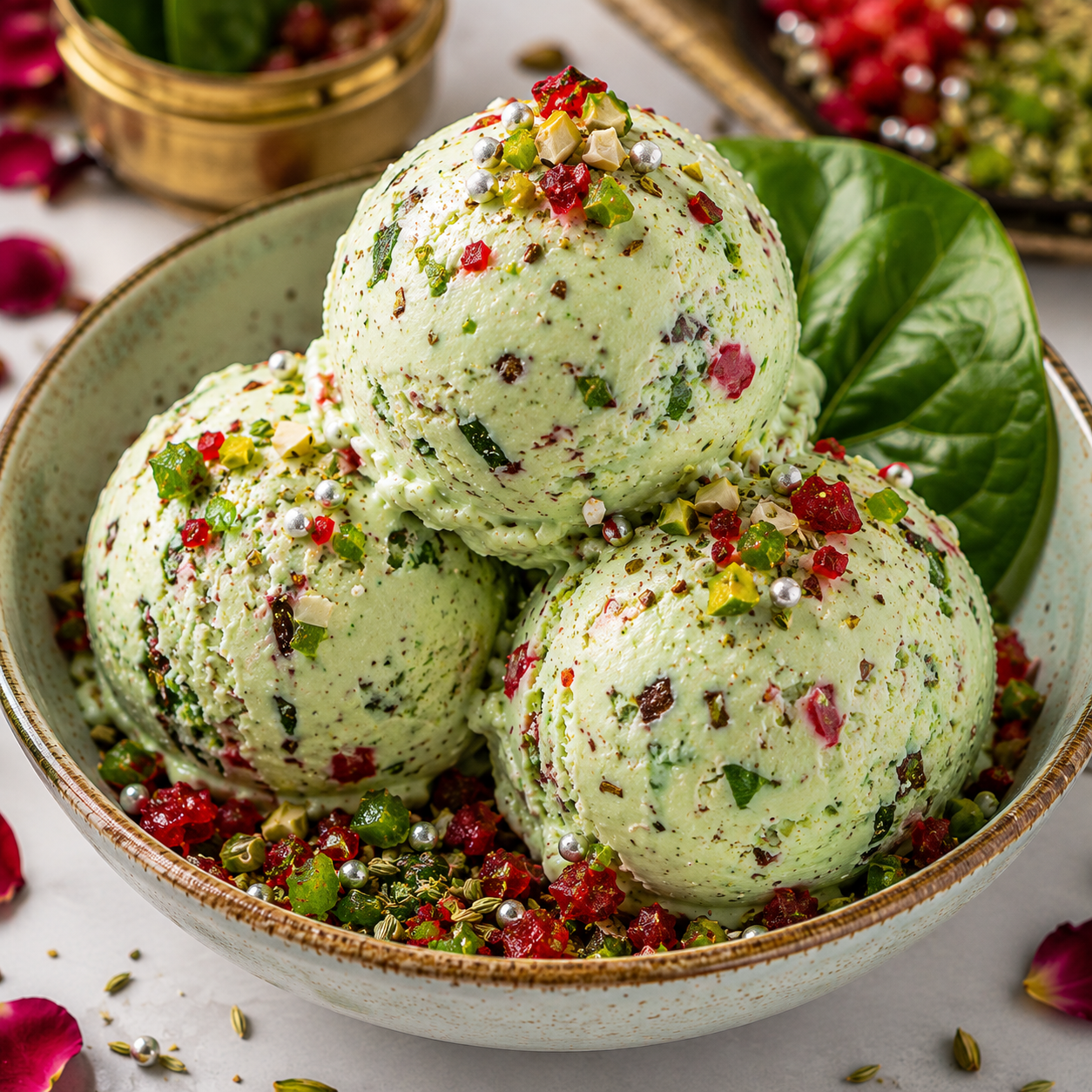 Paan Shot Ice Cream Recipe | Creamy Indian Paan-Flavored Frozen Dessert